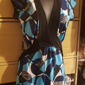 Ladies waist tied empire dress top